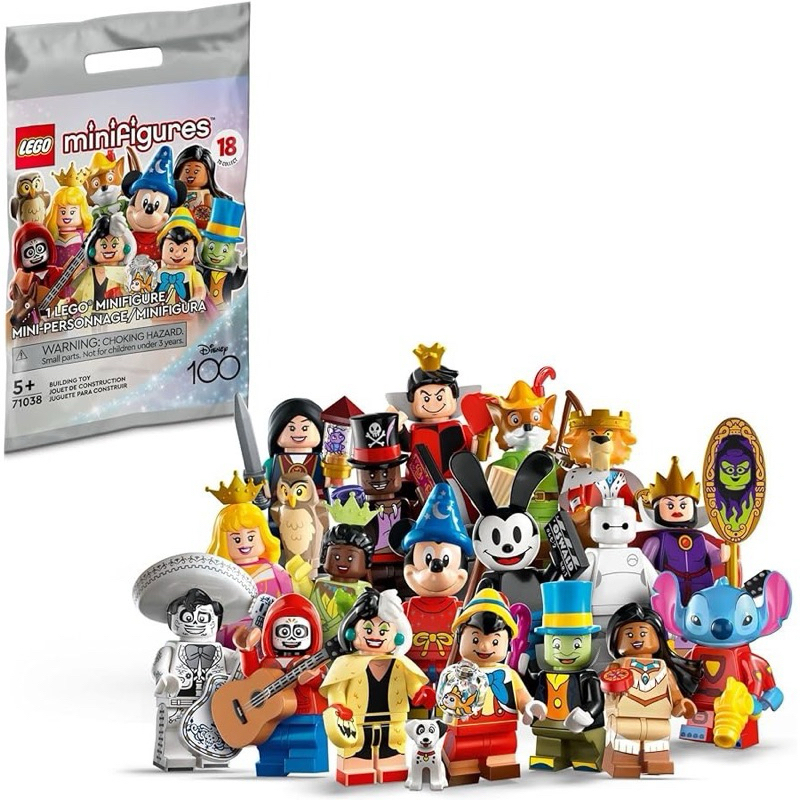 LEGO 樂高 71038 第三代 迪士尼人偶 一套 18 隻 全新剪袋確認