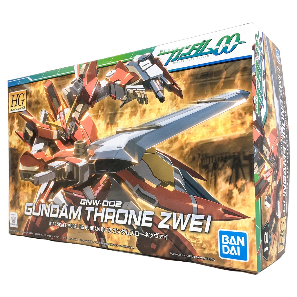 BANDAI 模型 HG00 1/144 #12 座天使鋼彈 THRONE 二型 ZWEI HG 鋼不辣商舖