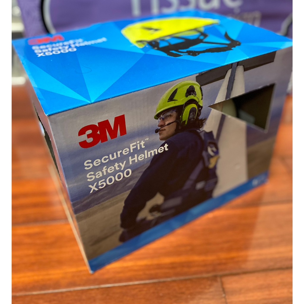 3M_SecurityFit_X5000_安全帽（含護目鏡_白色）