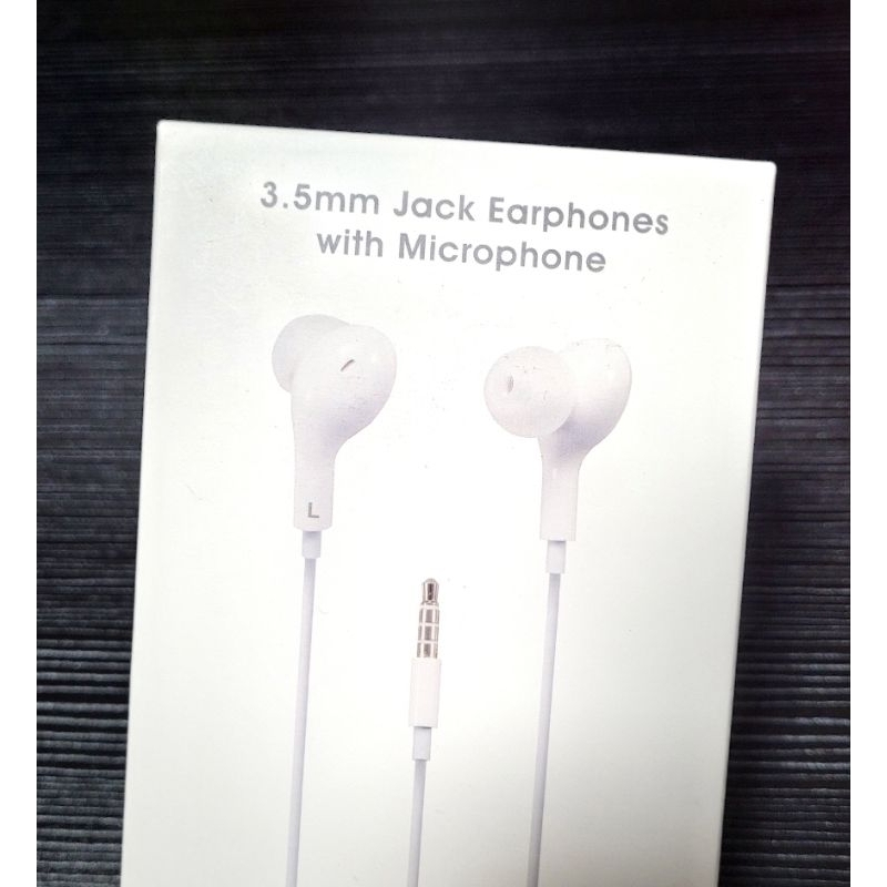 [ 全新 ]3.5mm Jack Earphones with Microphone 耳機 有線耳機
