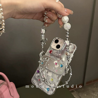 Hello Kitty珍珠背帶手機殼 現貨