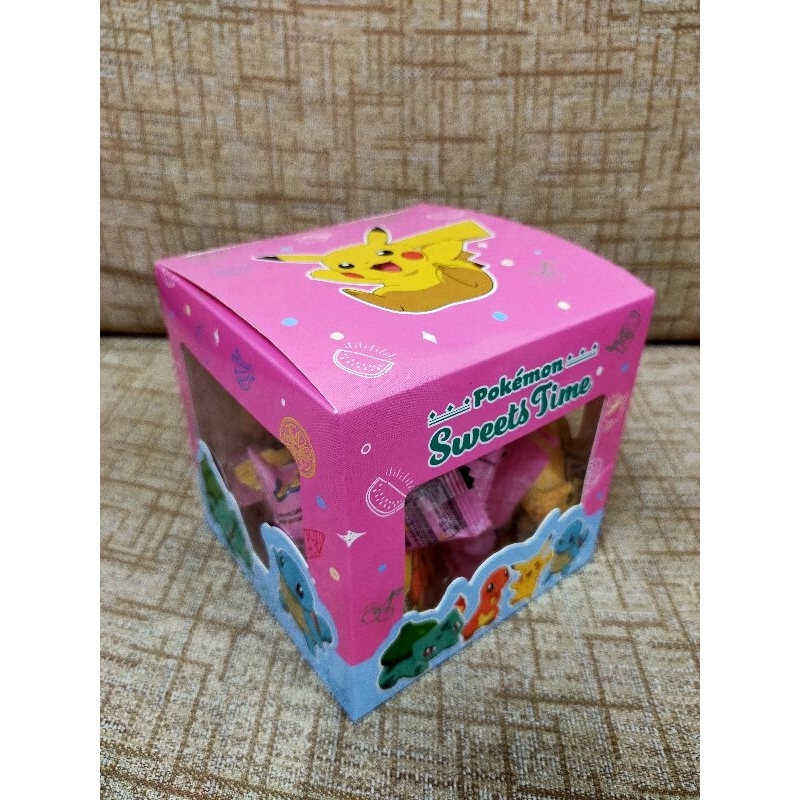 (全新現貨)寶可夢 棉花糖草莓口味分享盒 12顆裝 60g