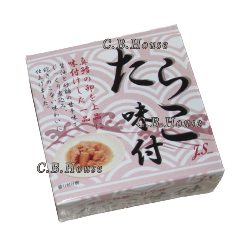 日本 福井缶詰 調味鱈魚卵 鱈魚卵 罐頭