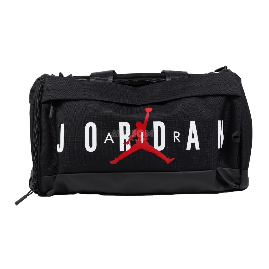 [歐鉉]NIKE AIR JORDAN 黑色 健身包 大容量 旅行袋 行李袋 手提袋 JD2423006A-023