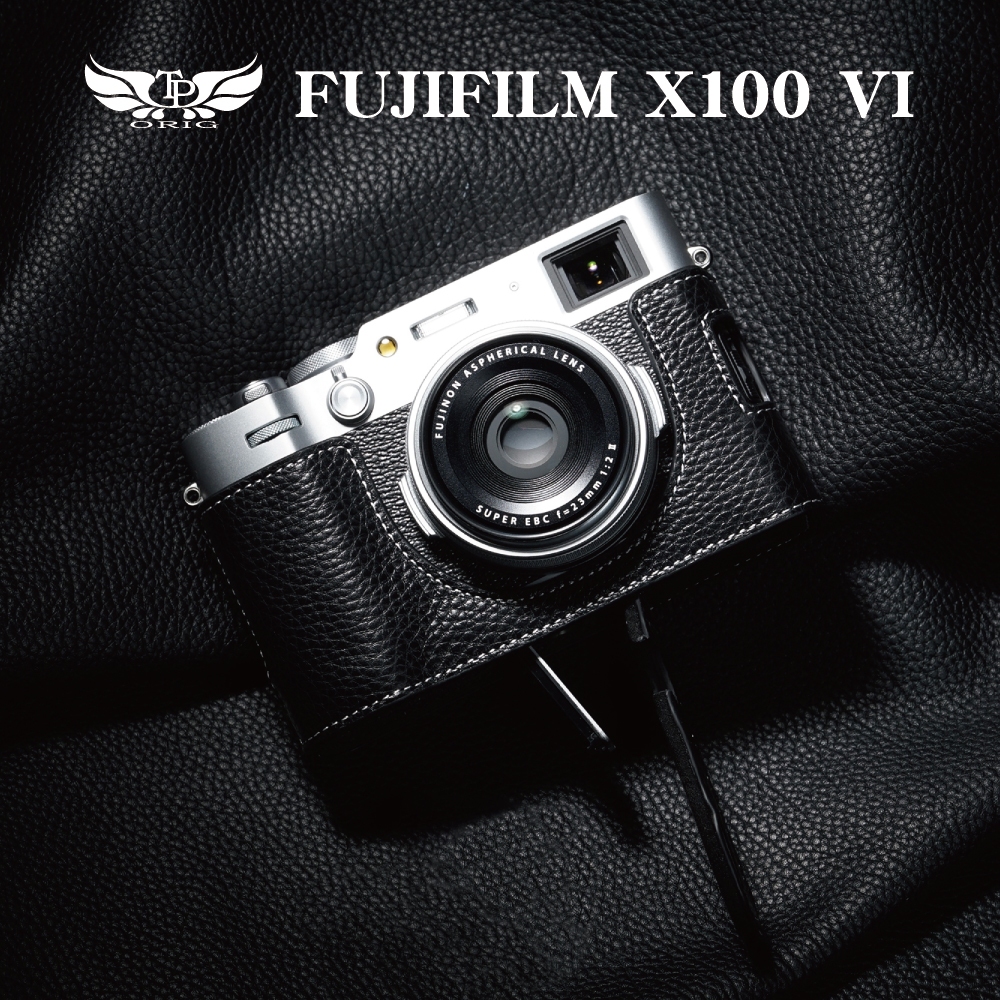 【TP ORIG】相機皮套  適用於 Fujifilm X100VI 專用 快拆電池