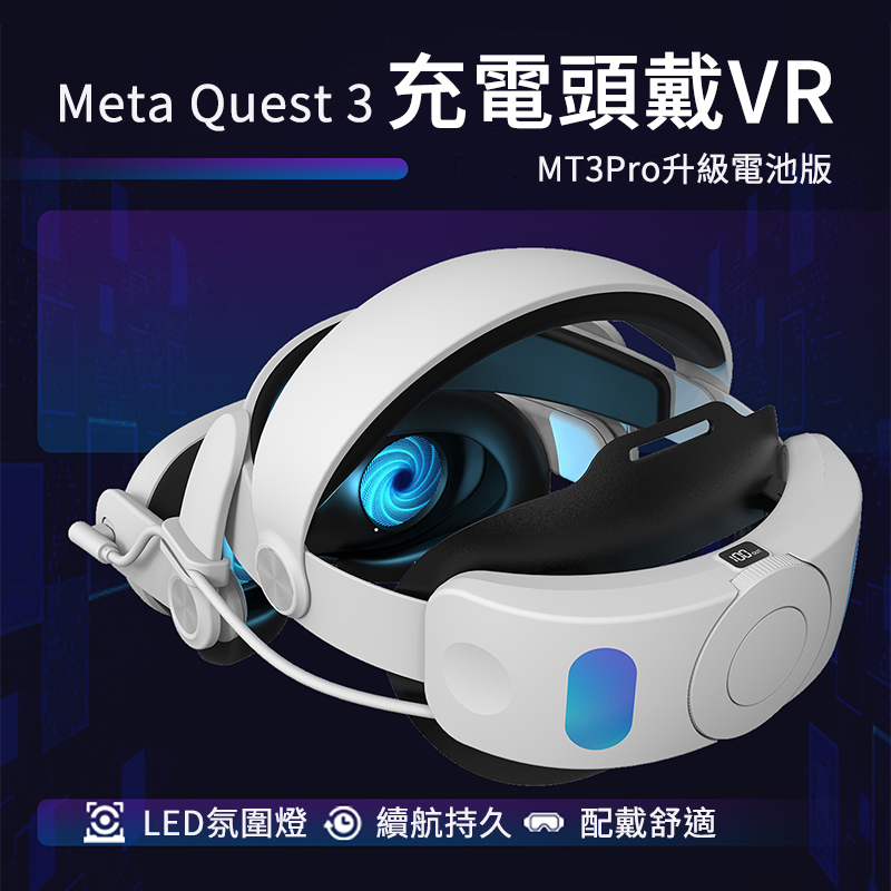 Quest3 OT3 PRO 電池款 MT3PRO充電款 頭戴面部不壓臉 平衡重力 VR頭戴 電池頭戴  VR頭盔 手機