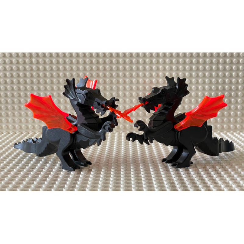 LEGO樂高 二手 絕版 城堡系列 6097 6047 黑色 龍 黑龍 噴火龍（隨機1隻）