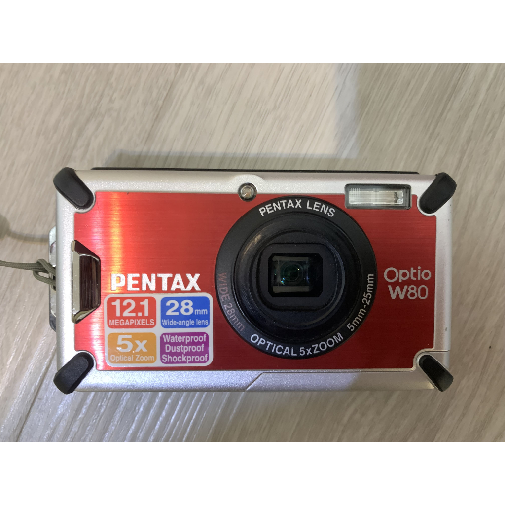 pentax optio w80 防水 防塵 防摔 CCD 相機 復古 兒童  三防 數位相機