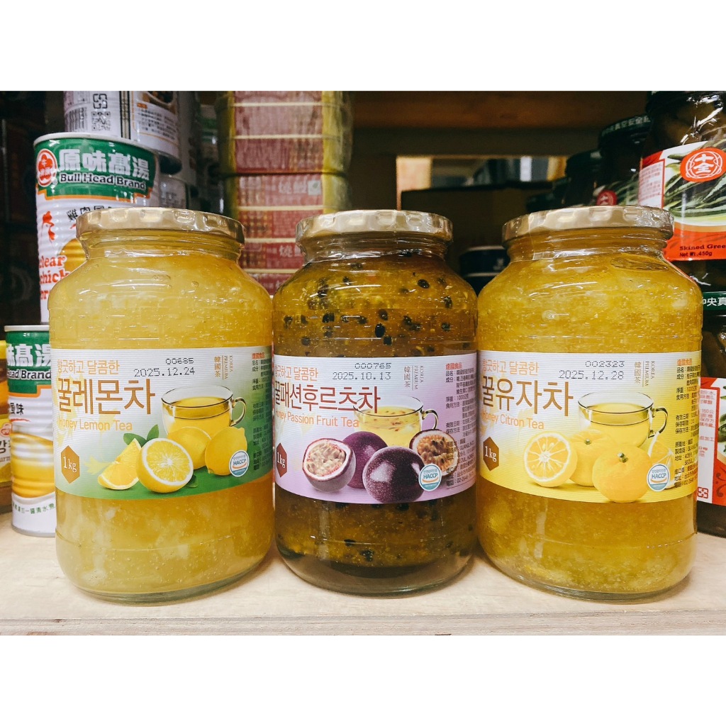韓國 柚子茶 檸檬茶 1000g 韓國柚子茶 檸檬茶 百香果 柚子 檸檬 果茶 飲品 蜂蜜 蜂蜜汁 茶 果醬 沖泡飲品