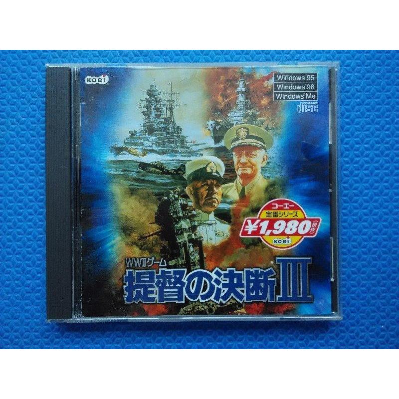 光榮Koei定番,提督之決斷III,提督的決斷3,Pacific Theater Operations日本版PC電腦遊戲