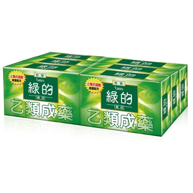 🍀怡林藥局🍀綠的藥皂80gx6入