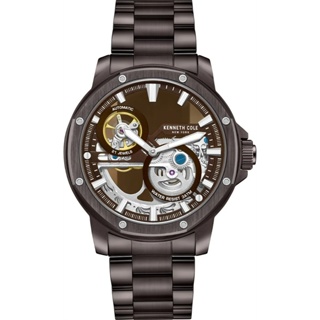 Kenneth Cole ❘美國紐約品牌 鏤空機械不銹鋼腕錶-KCWGL0033704