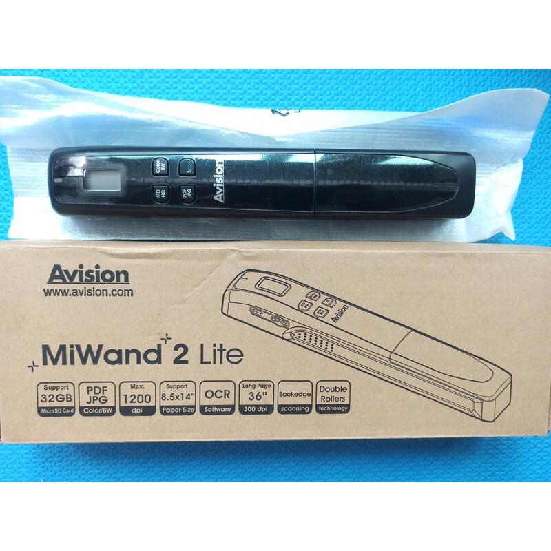 Avision虹光,MiWand 2 Lite,行動CoCo棒2 Lite掃描機HF-1408B,攜帶式掃描器,功能正常