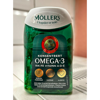 在台現貨!!! 挪威沐樂思魚油 Möllers omega-3魚油膠囊 富含維生素AED