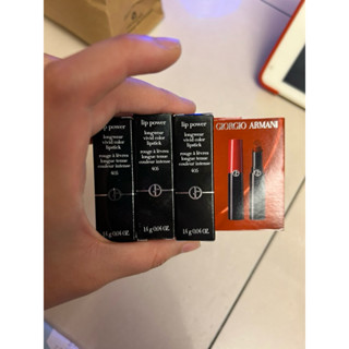 <桑普小樣> Giorgio Armani GA 亞曼尼 亞曼尼 奢華絲緞訂製唇膏 405 1.4g