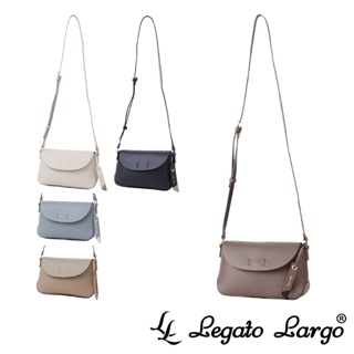 Legato Largo Soft 輕量小法式翻蓋式斜背小包 (LH-F3062) 新色到