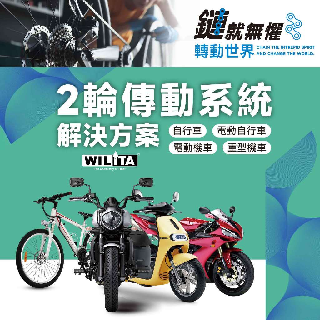 【WILITA 威力特】鏈條清潔組 鏈條清洗劑 鏈條潤滑劑 適gogoro 重機 自行車 電動機車 鏈條保養 鏈條清潔