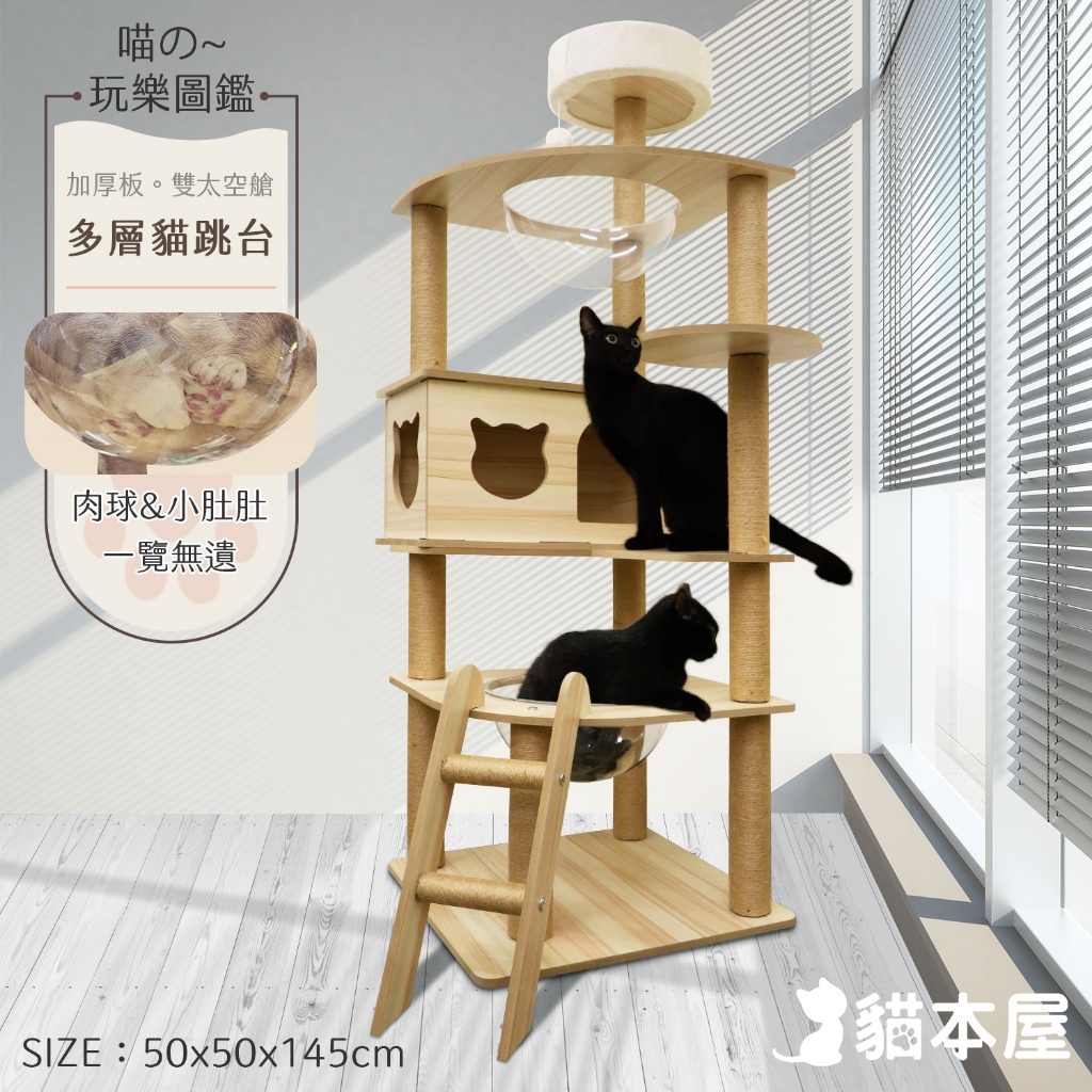 【寵物用品】(含運)多層貓 爬梯 組合 DIY 寵物 貓奴 貓玩具 抓板 貓柱 跳台 多功能  磨爪/攀爬 小木屋 鏤空