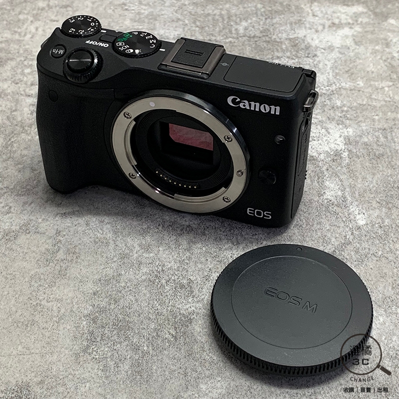『澄橘』Canon EOS M3 Body 機身 黑 二手 無盒裝 中古《歡迎折抵》A68139