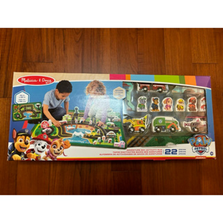 二手 Melissa & Doug 美國瑪莉莎 汪汪隊冒險海灣 地墊遊戲組