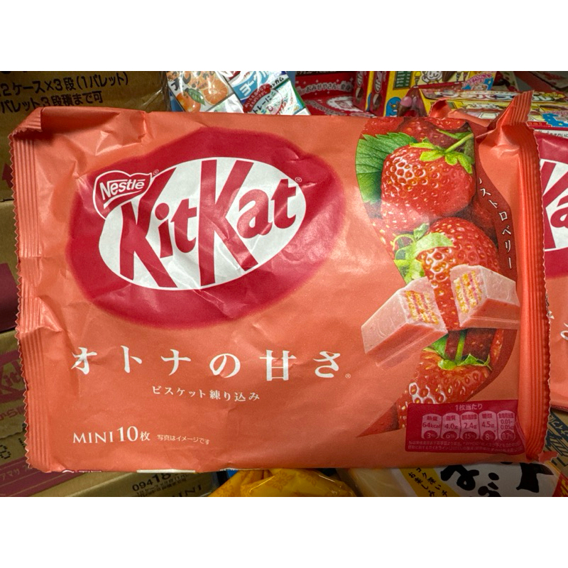 日本雀巢Nestle KitKat Mini 草莓夾心餅10枚入