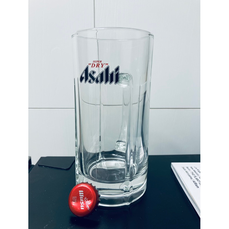 Asahi 朝日 啤酒杯 握把杯 420mL