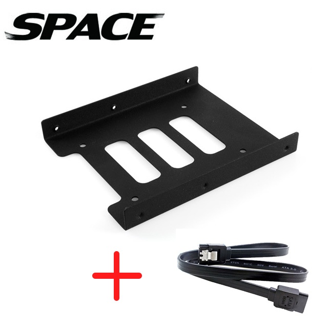 SPACE 2.5吋 轉 3.5吋 SSD轉接架 + SATA線 豪華組合包