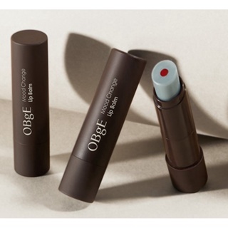 【OBgE】心情按鈕潤色唇膏3g 長效保濕 清新藍莓 唇膜 自然顏色