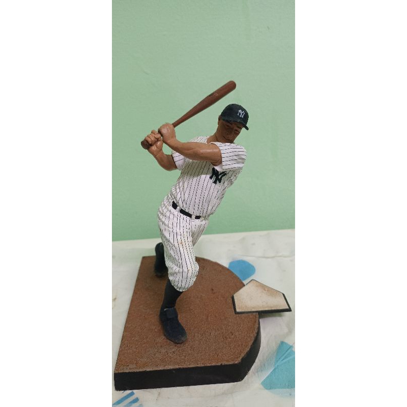 麥法蘭 Lou Gehrig 已拆、無盒 MLB 洋基隊 打擊版 Mcfarlane