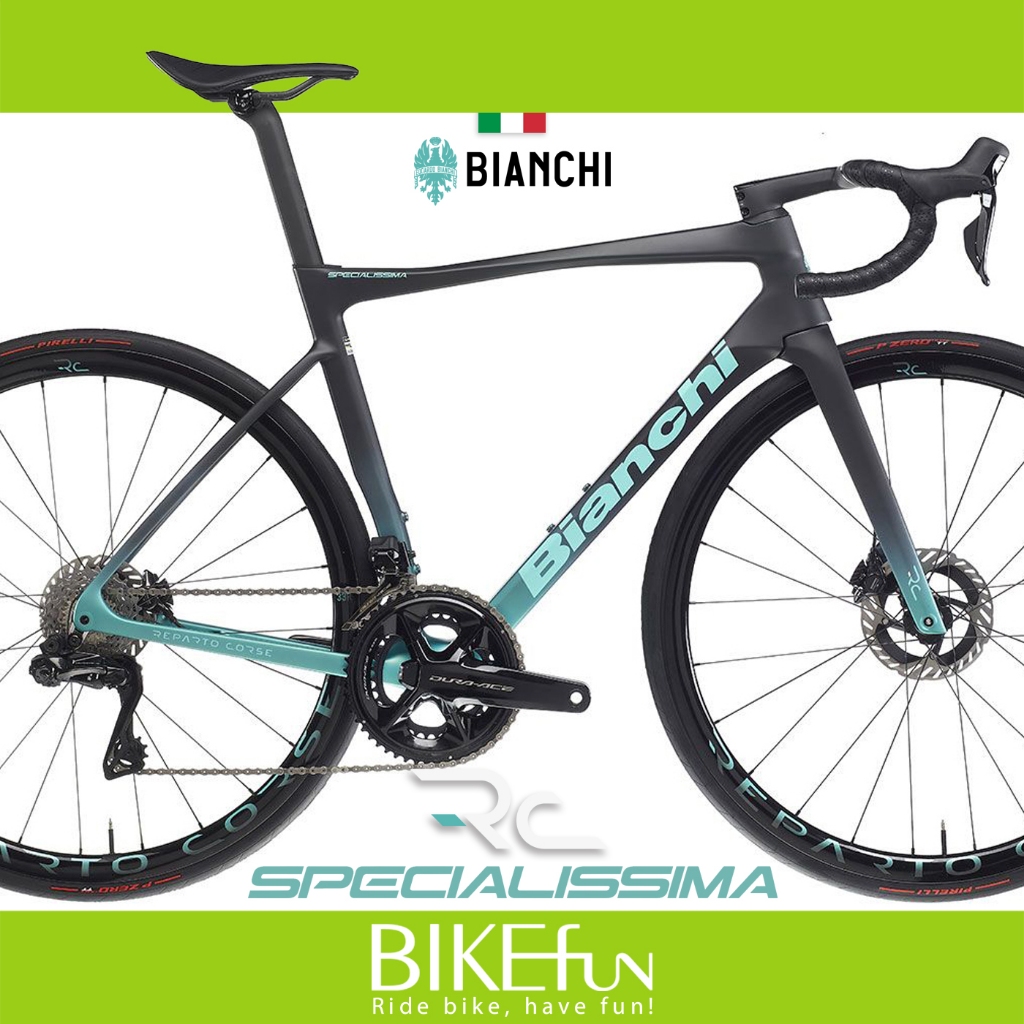 Bianchi Specialissima RC 一級 爬坡車 車架 2024 碟煞 全隱藏 &gt; BIKEfun拜訪單車