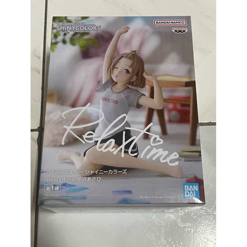 【現貨】日版 全新 BANPRESTO Relax time 偶像大師 閃耀色彩 芹澤朝日 休息時間
