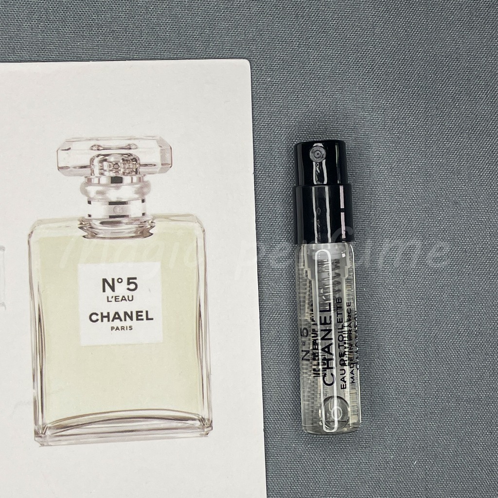 香奈兒 5號之水Chanel No 5 L'Eau-1.5ml香水樣品試用裝 香氛噴霧 旅行香水 學生香水 小香小樣
