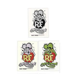 【MOONEYES】美國製 Rat Fink 貼紙 防水貼紙 透明底 三色可選購[ RDUSA021 ]