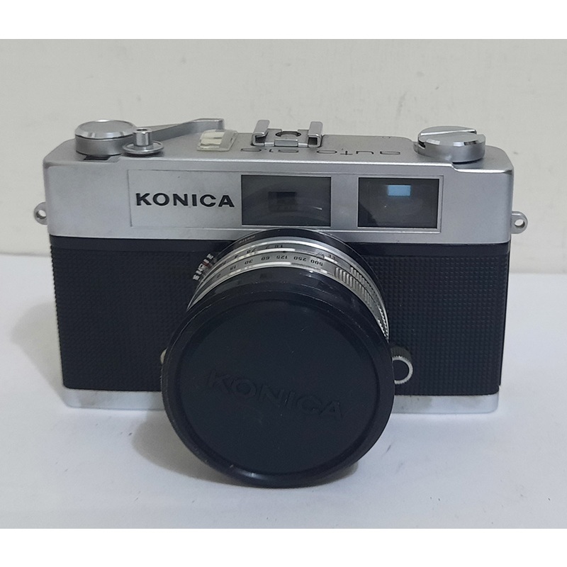 Konica auto S1.6 單眼相機/底片相機(附鏡頭+皮套)未測試