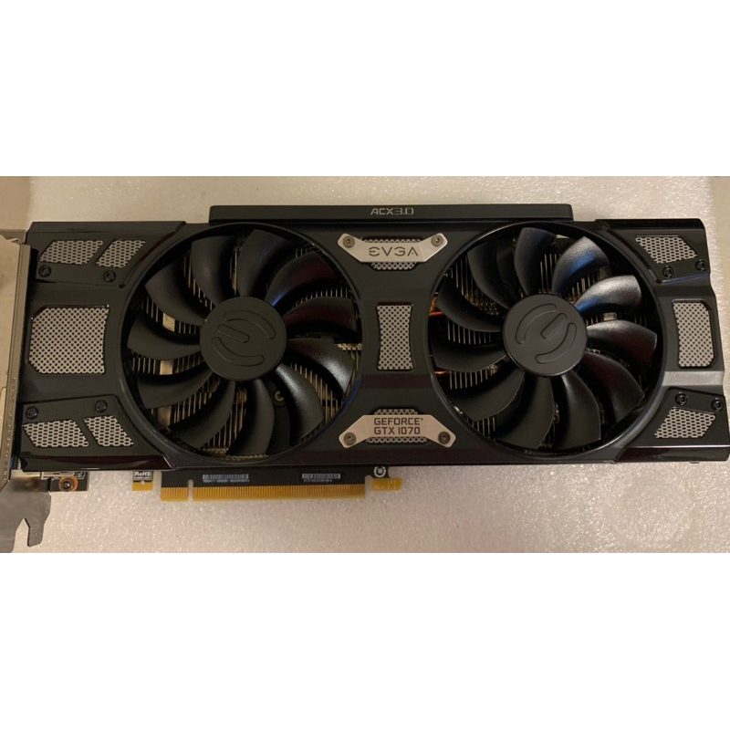 9成新 EVGA GTX1070 保存良好 都沒出油