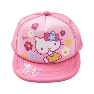 三麗鷗 Hello Kitty 凱蒂貓 網帽 球帽 兒童 女孩 童帽 帽 【佳瑪】凱蒂貓網帽 M KT-LN044M