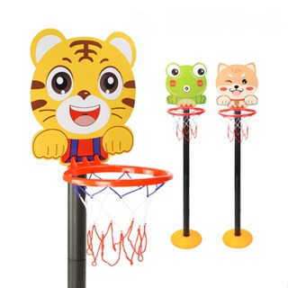 (現貨開發票)兒童直立式動物造型籃球架(可調4節高度/籃框最高88公分)(附球+打氣筒)【888便利購】