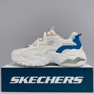 SKECHERS D'LITES 3.0 AIR 女生 白色 厚底 氣墊 老爹鞋 運動 休閒鞋 896254WBLP