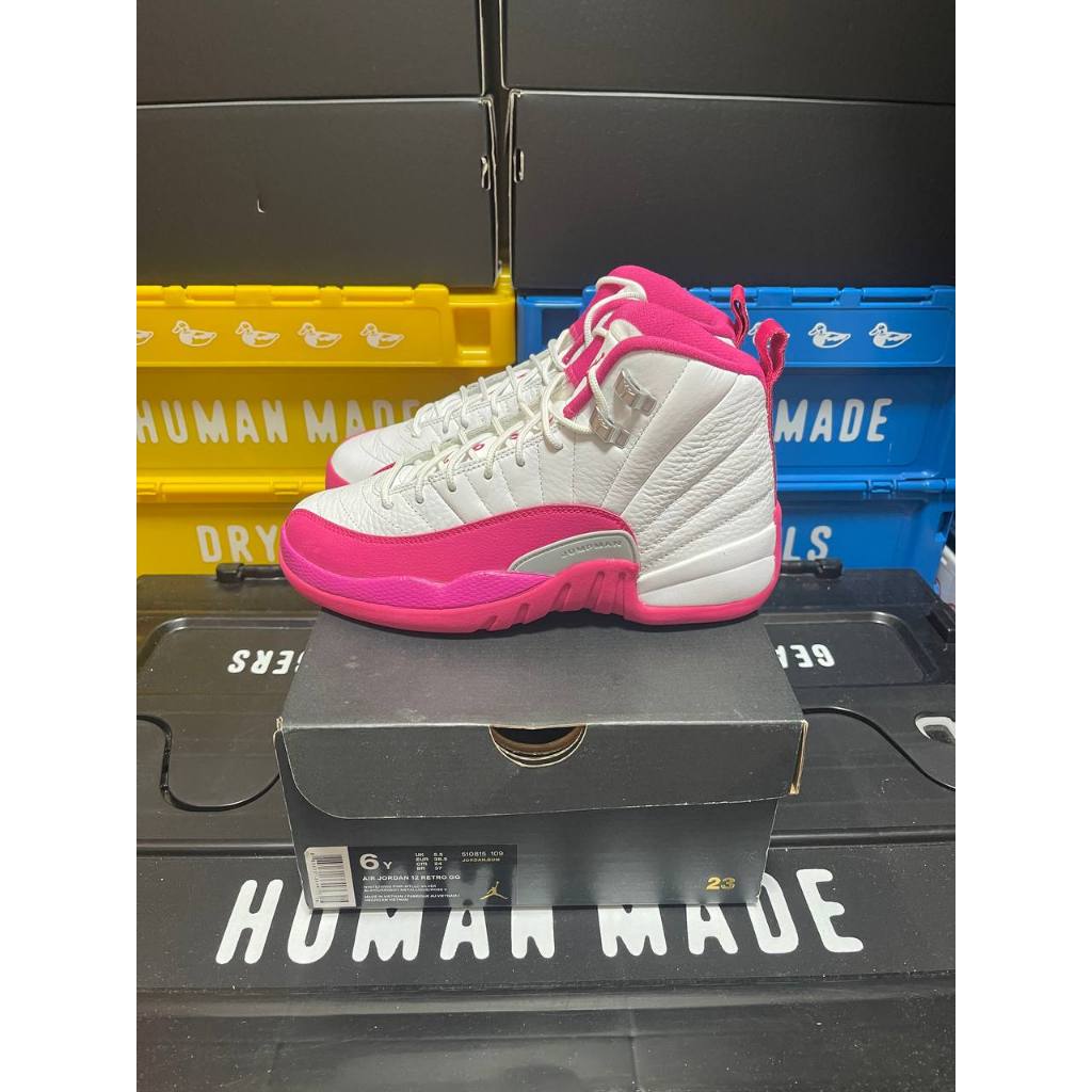 【BIG SIZE SELECT】Jordan 12 Retro Dynamic Pink (GS) 6Y 8.5Y