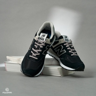 New Balance 574 男鞋 女鞋 黑灰色 麂皮 休閒 復古 運動 休閒鞋 ML574EVB