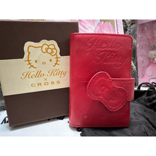 三麗鷗 凱蒂貓 Hello Kitty 和CROSS 聯名款皮革名片夾（請看圖三