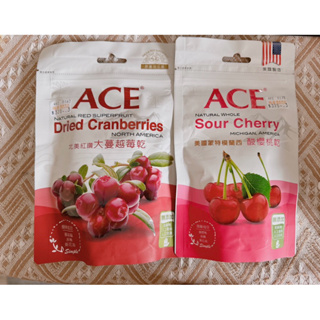 【ACE】買一送一｜北美紅鑽大蔓越莓乾180g/袋+美國蒙特模蘭西酸櫻桃乾108g/袋