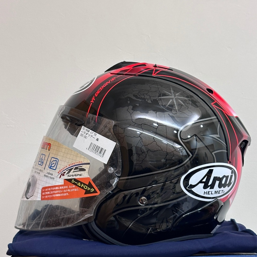 【全新現貨】Arai VZ-RAM TOUR黑地圖S