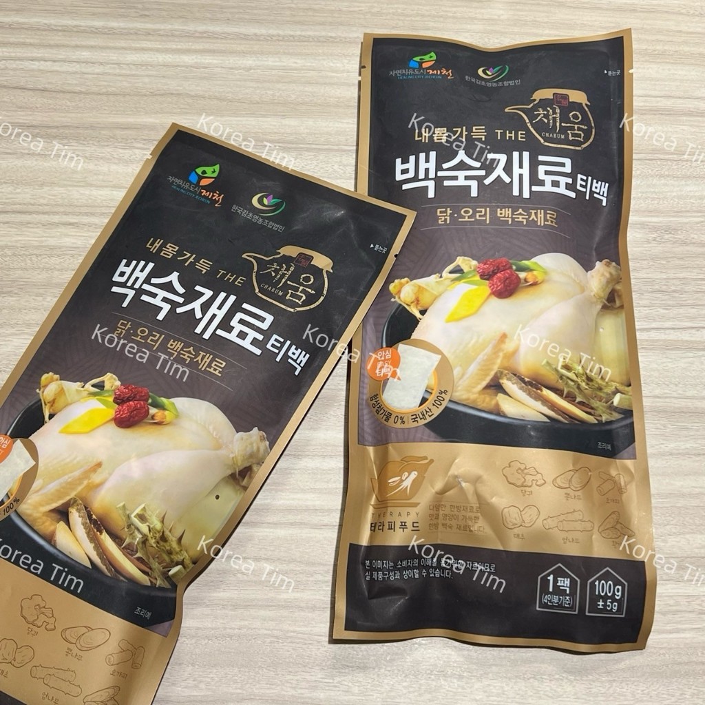 韓國桑葉蔘雞湯材料包100g 人蔘雞湯 藥膳湯底 湯包 雞湯