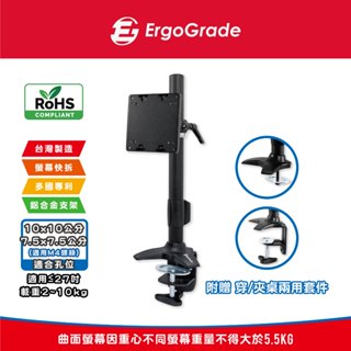 ErgoGrade 螢幕支架 電腦螢幕支架 螢幕架 電腦架 壁掛架 多螢幕支架 桌上型底座 螢幕底座 EGTC011Q