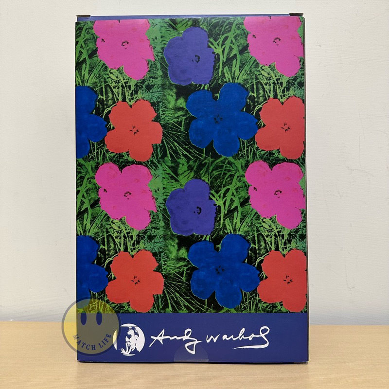 台灣現貨 全新未拆 安迪沃荷 BE@RBRICK Andy Warhol Flower 花 400% 100% 500%