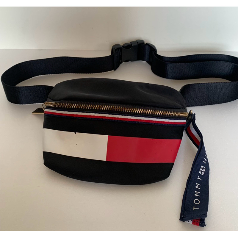 ［二手名牌正品］TOMMY HILFIGER 腰包 側肩包 胸包