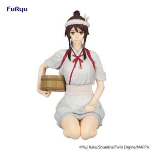 FURYU 地獄樂 泡麵杯蓋 山田淺右衛門佐切 景品 豬帽子模型玩具