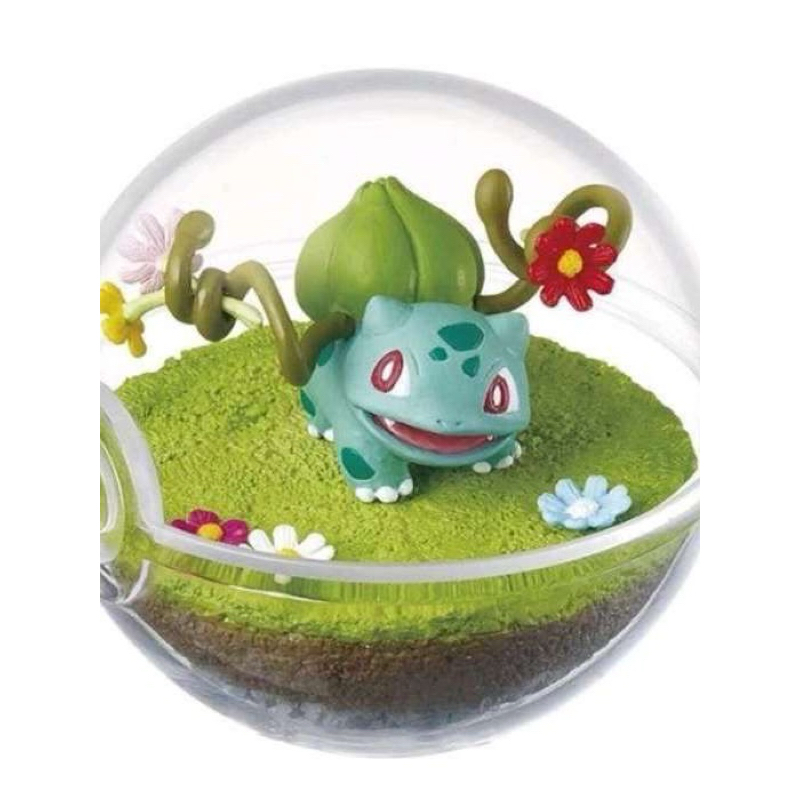 （現貨日本帶回🇯🇵）限量正版水精靈精靈寶可夢 妙蛙種子 壓克力透明球 扭蛋 盒玩 生態球 精靈寶可夢水晶球系列 寶貝球