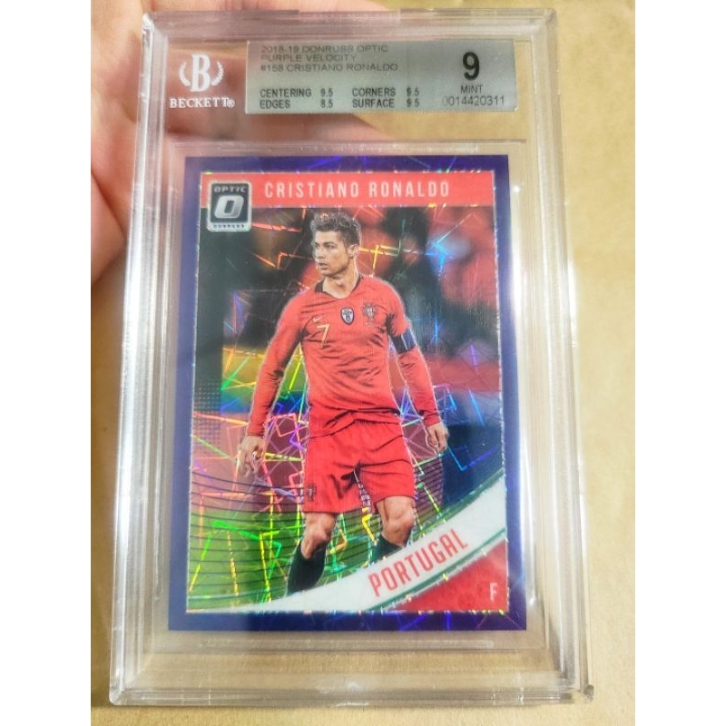 🔥限量125張 BGS 9 鑑定卡🔥2018-19 葡萄牙 Cristiano Ronaldo C羅 球員卡